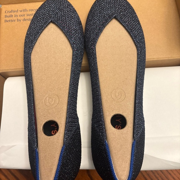 Rothy's Metallic Lattice Stitch Flats, sz 10 - Picture 5 of 5